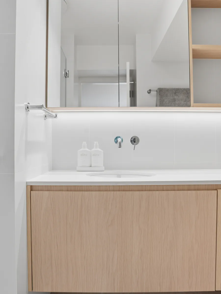 The ensuite off the main bedroom
